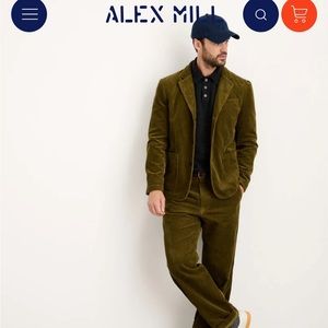 alex mill—mill blazer in corduroy
